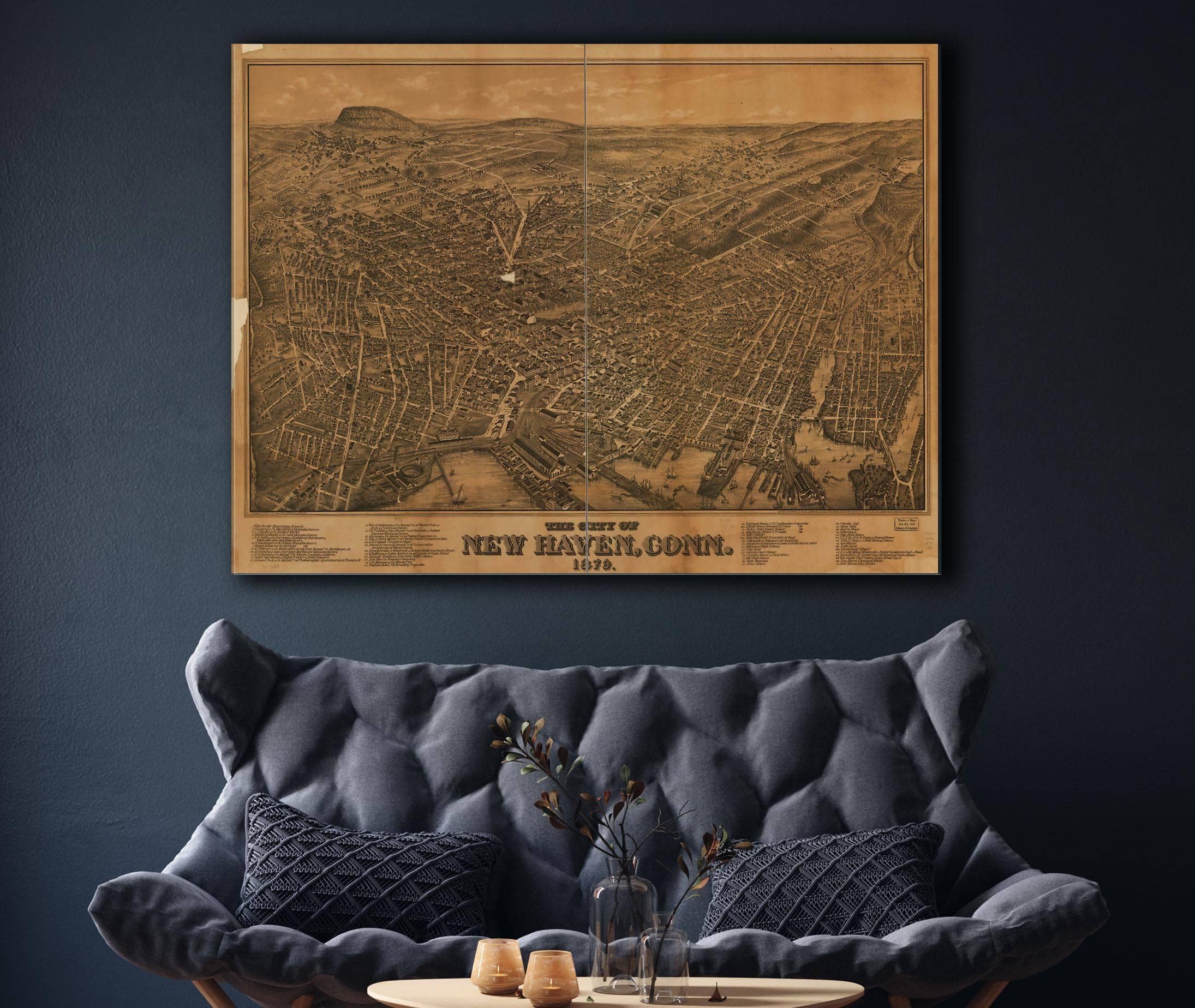 The City Of New Haven Conn 1879 State of Connecticut - Image 7