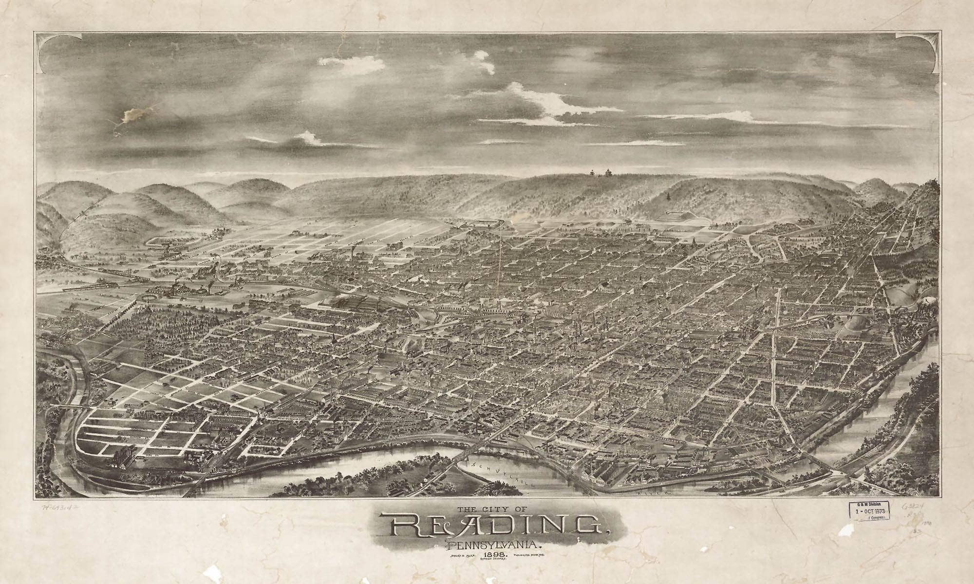 The City Of Reading Pennsylvania 1898 State Of Pennsylvania - Image 4
