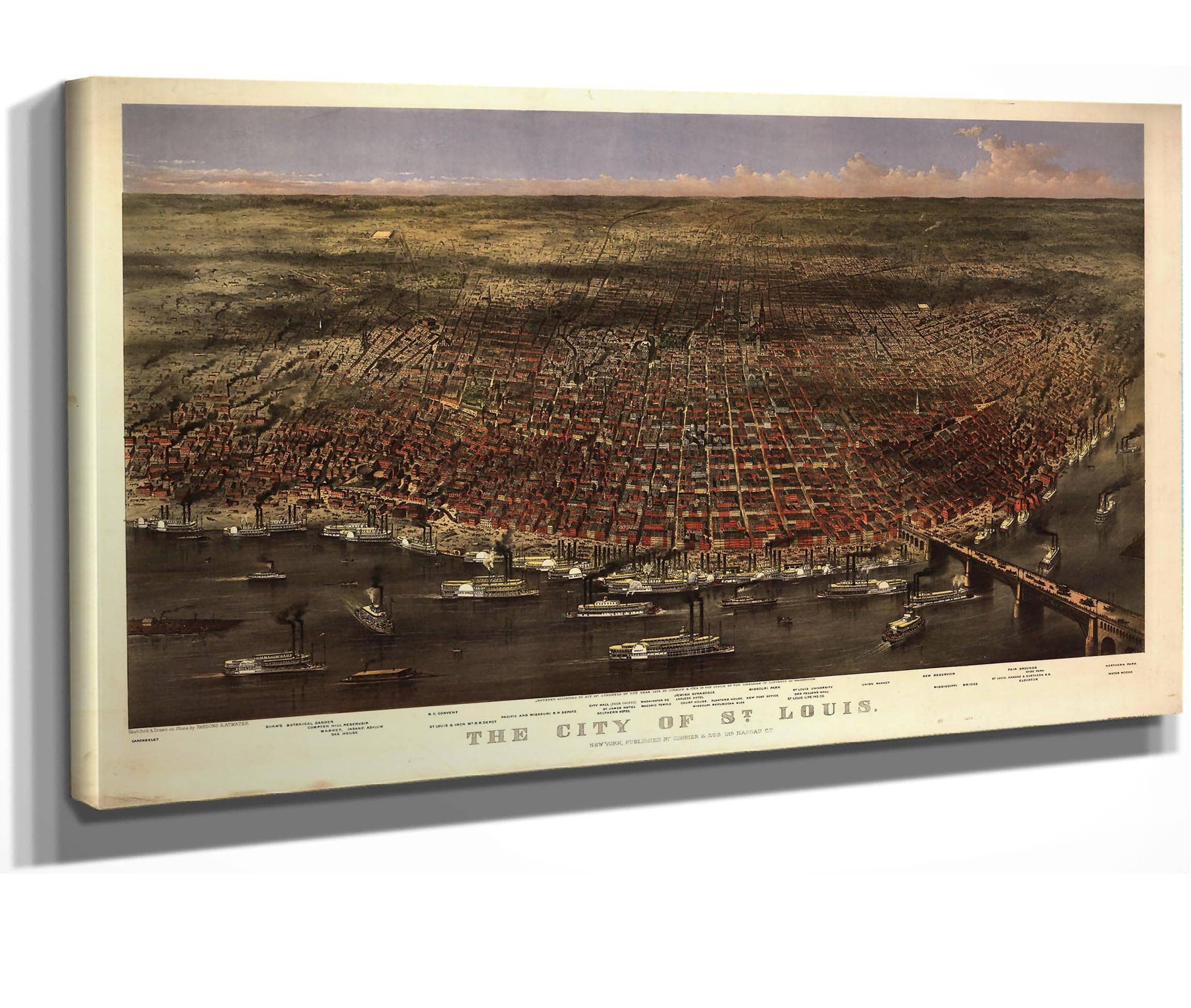 The City Of St Louis Sketched