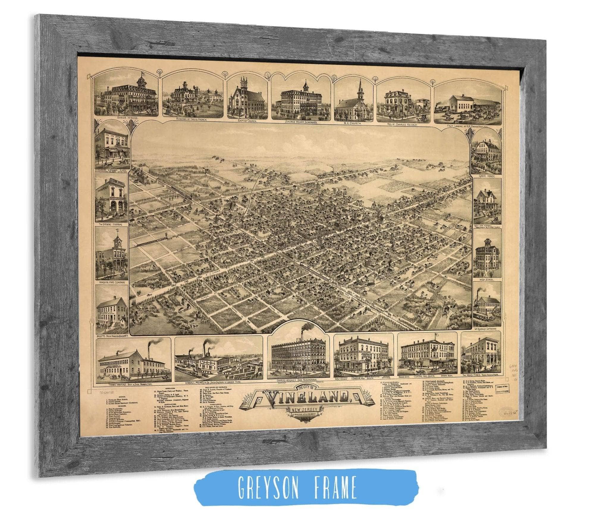 The City Of Vineland New Jersey 1885 State of New Jersey - Image 6