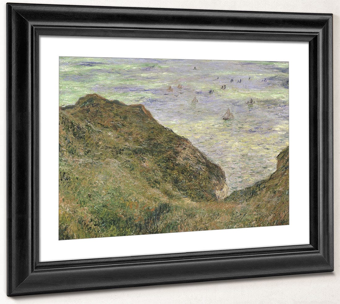 The Cliff At Pourville By Claude Monet - Image 4