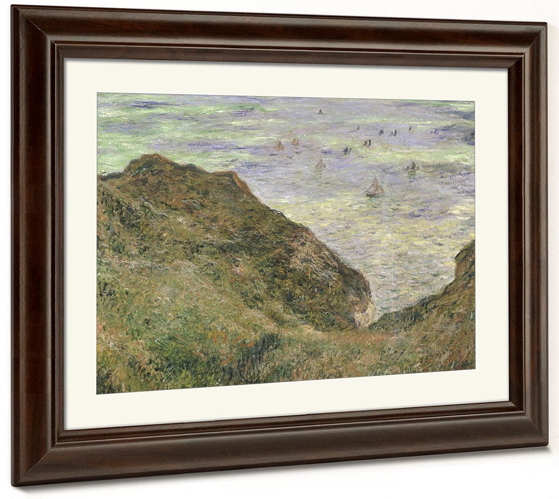 The Cliff At Pourville By Claude Monet - Image 5