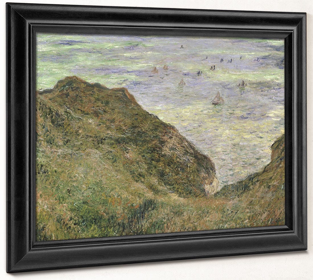 The Cliff At Pourville By Claude Monet - Image 8