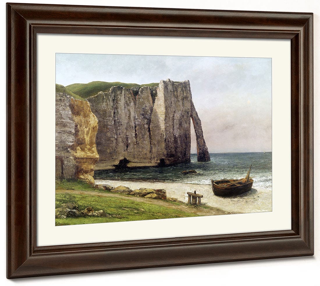 The Cliffs At Etretat By Jean Desire Gustave Courbet - Image 5