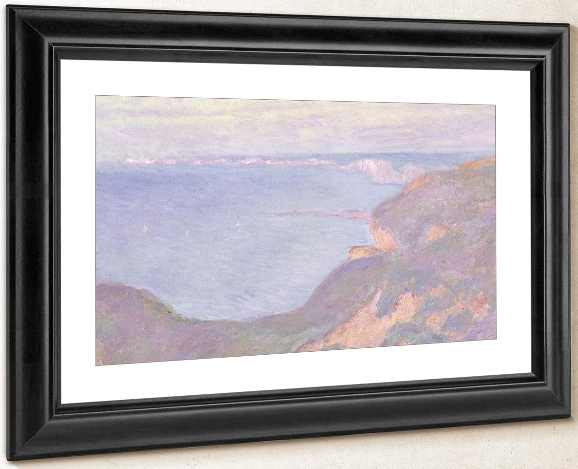 The Cliffs Near Dieppe By Claude Monet - Image 4