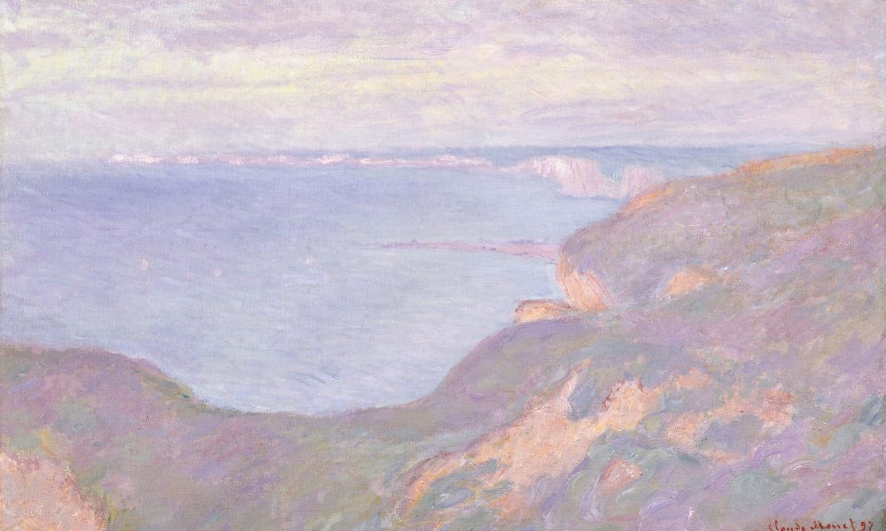 The Cliffs Near Dieppe By Claude Monet - Image 7