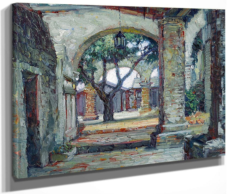 The Cloisters, San Juan Capistrano By Joseph Kleitsch