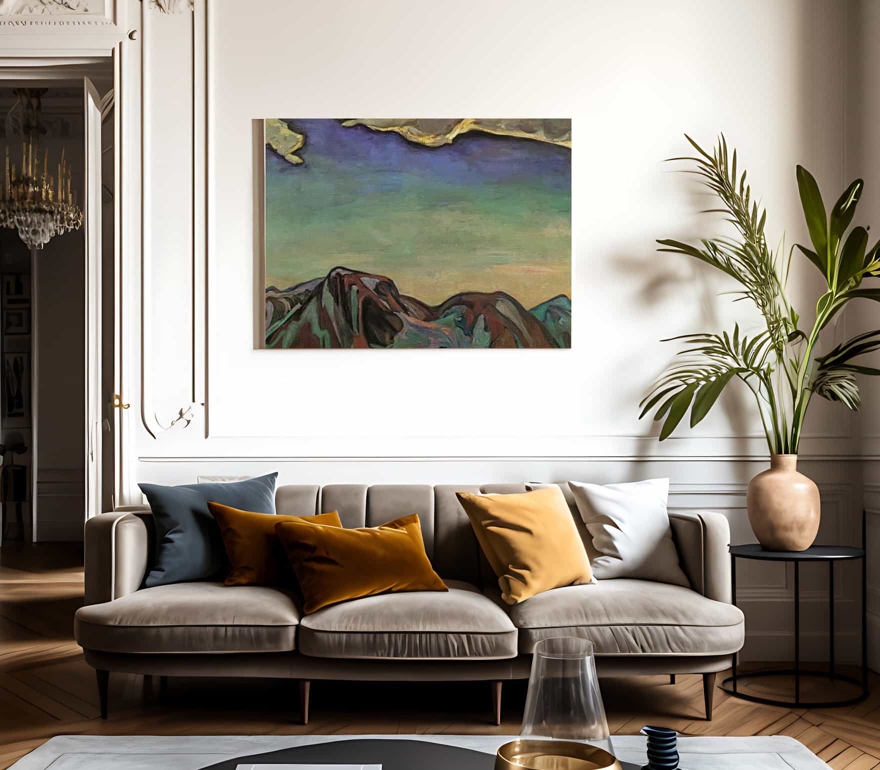 The Cloud Red Mountain By Fh Varley - Image 3