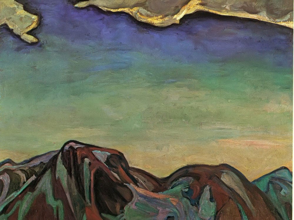 The Cloud Red Mountain By Fh Varley - Image 7