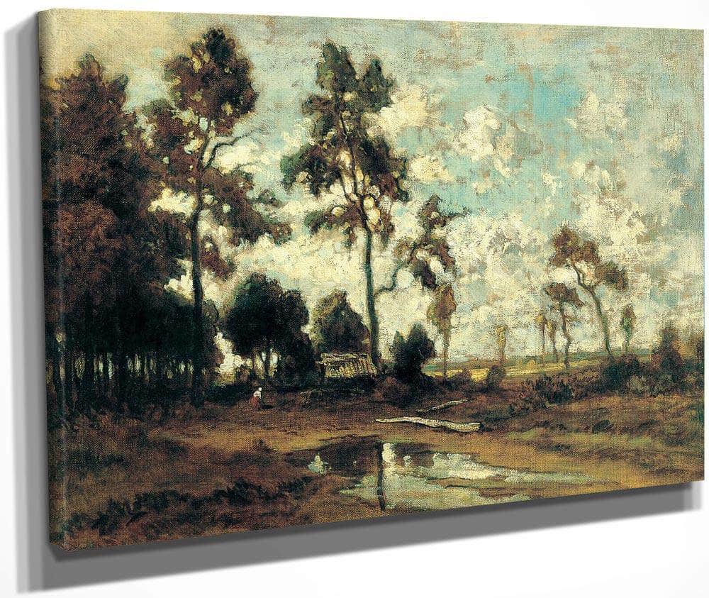 The Colliers Hut In The Forest Of Fontainebleau 1855 By Theodore Rousseau
