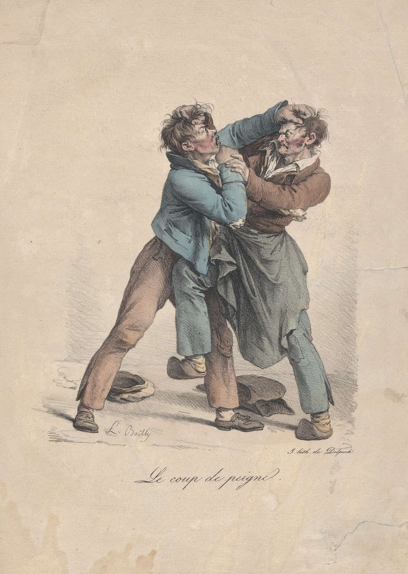 The Comb Punch by Louis Leopold Boilly