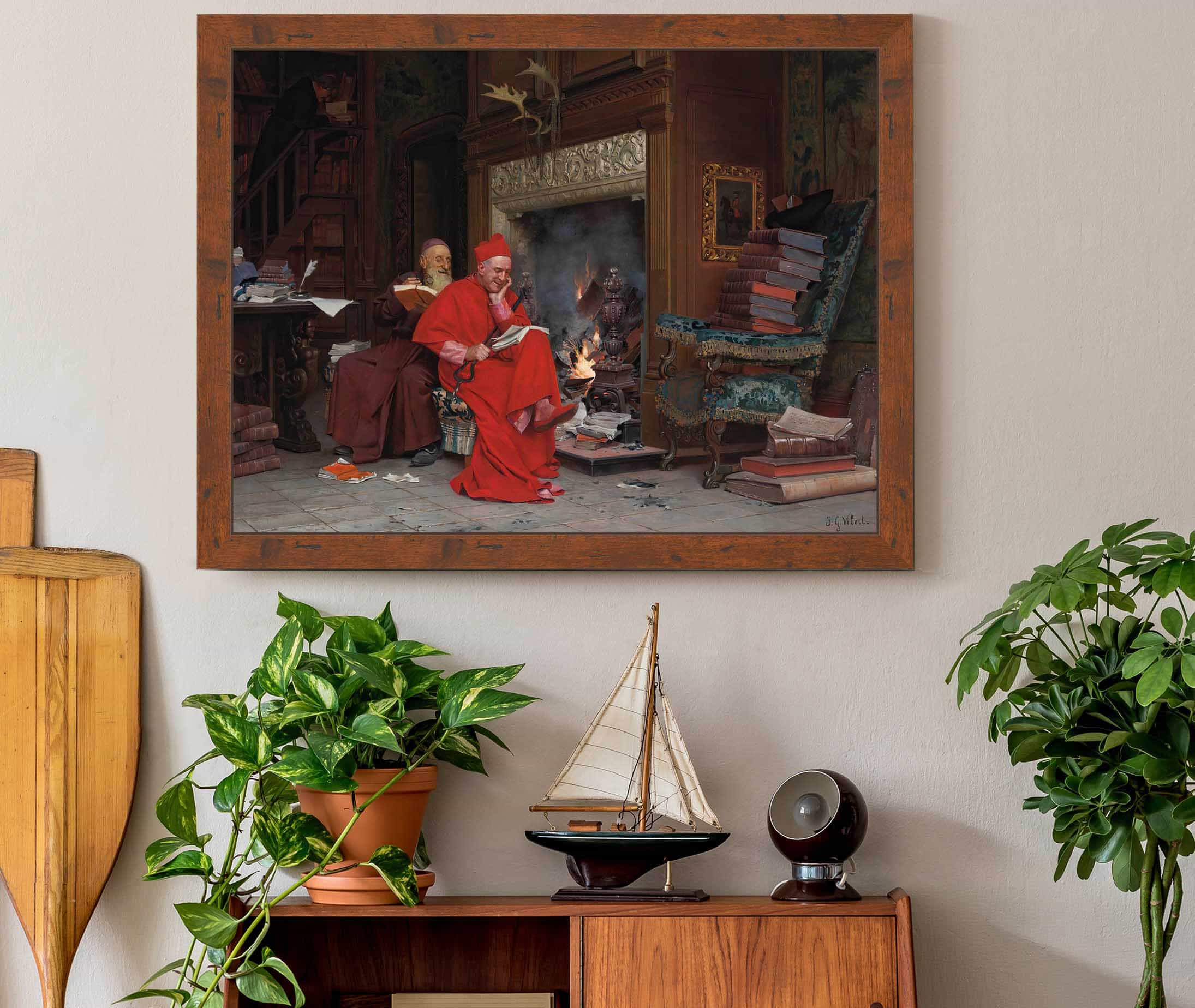 The Committee On Moral Books by Jehan Georges Vibert - Image 3