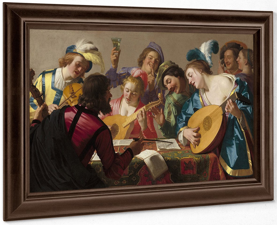The Concert By Gerrit Van Honthorst - Image 6