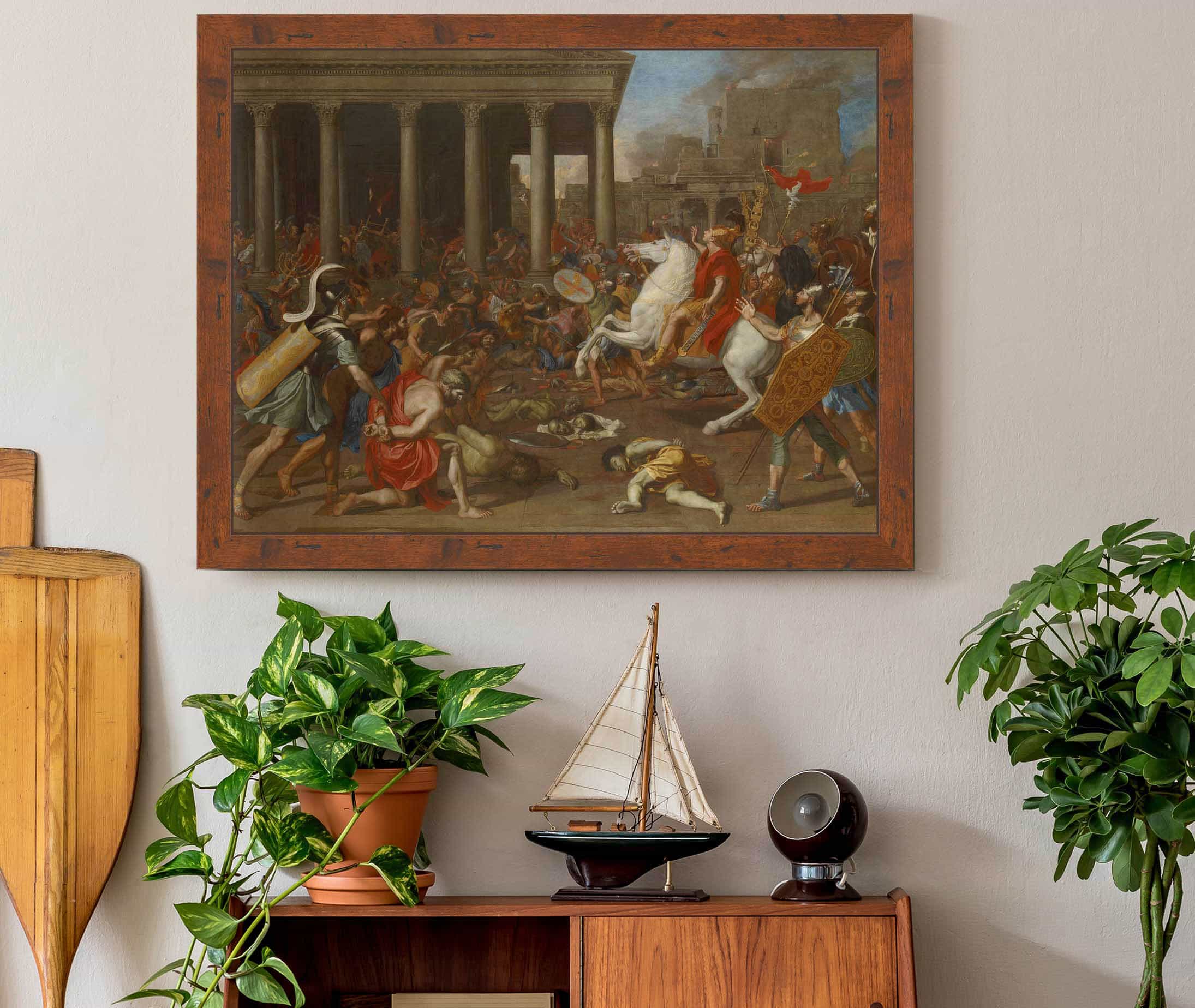 The Conquest Of Jerusalem By Emperor Titus by Nicolas Poussin - Image 3