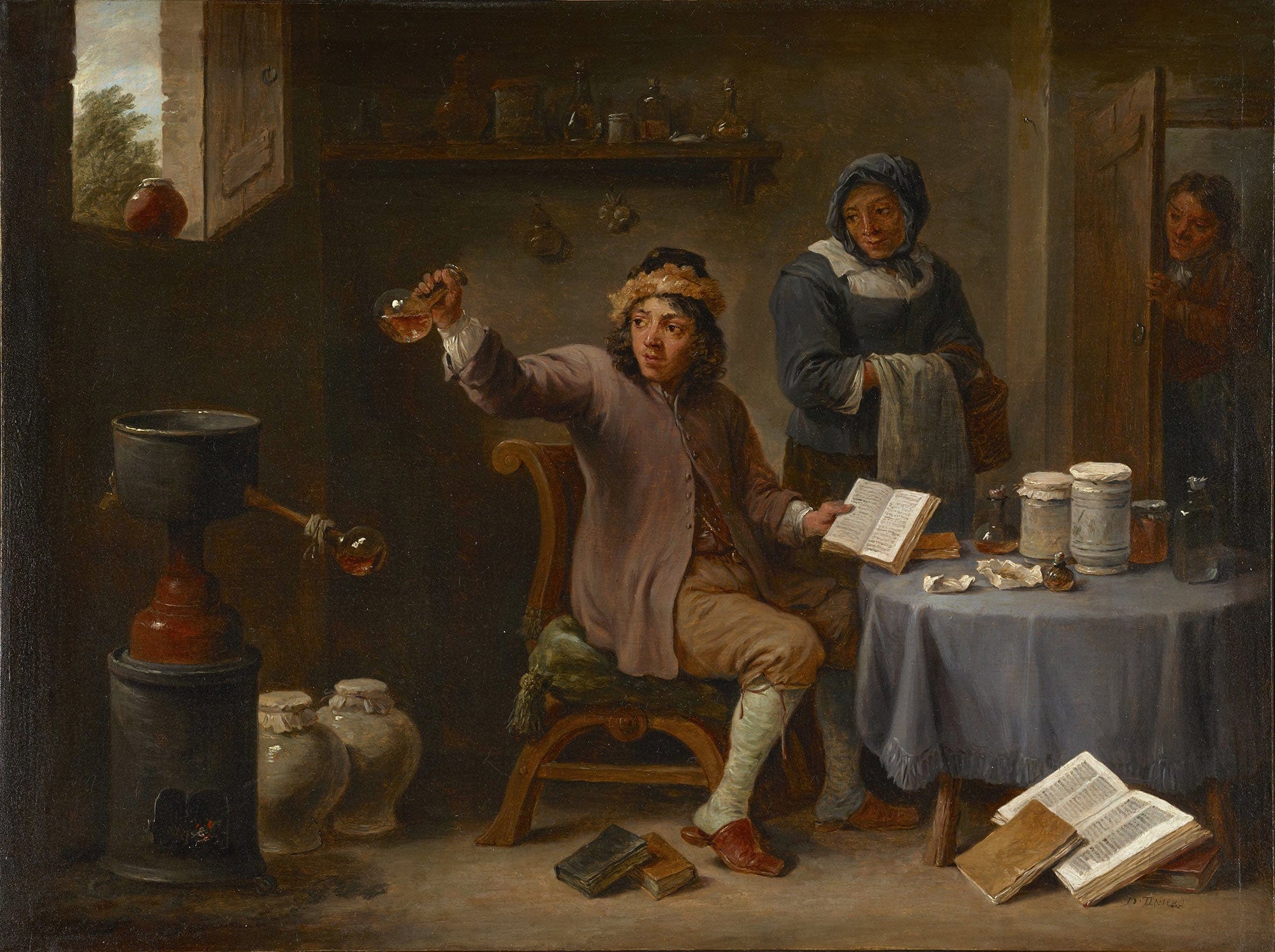 The Consultation by David Teniers The Younger - Image 2
