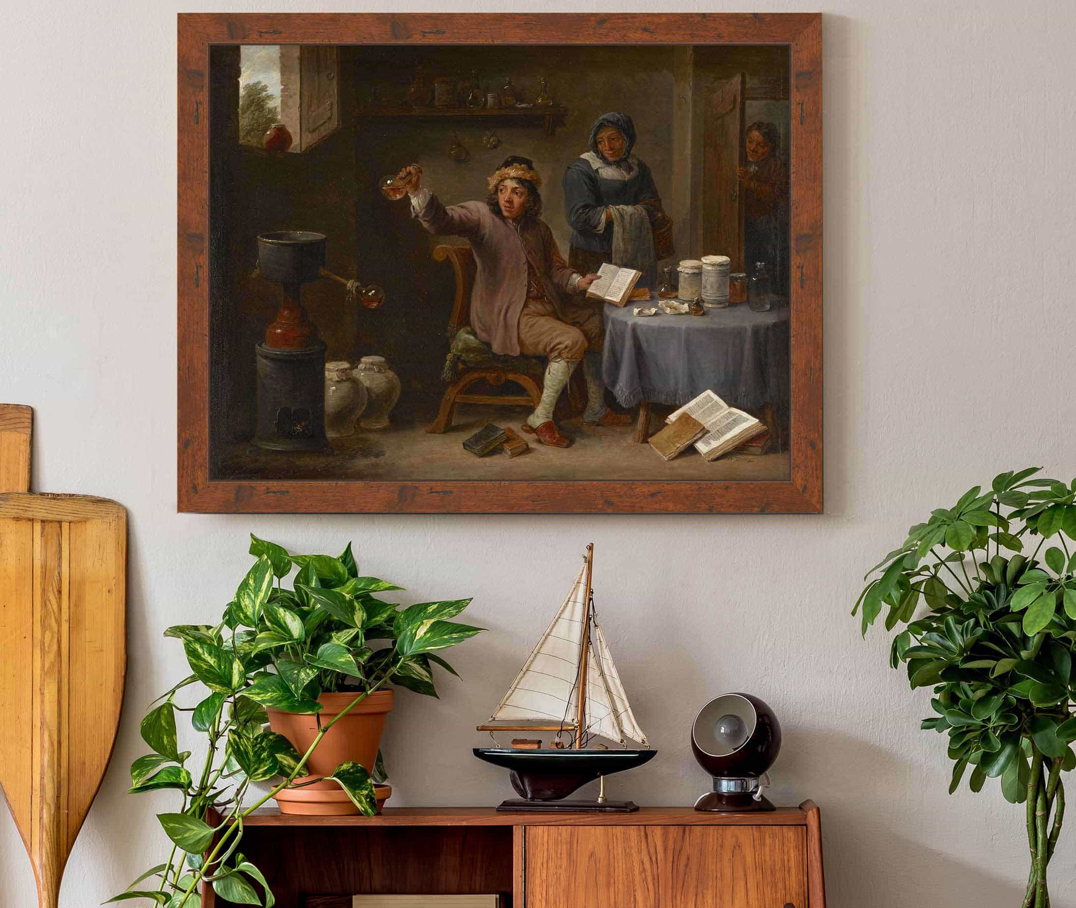 The Consultation by David Teniers The Younger - Image 3