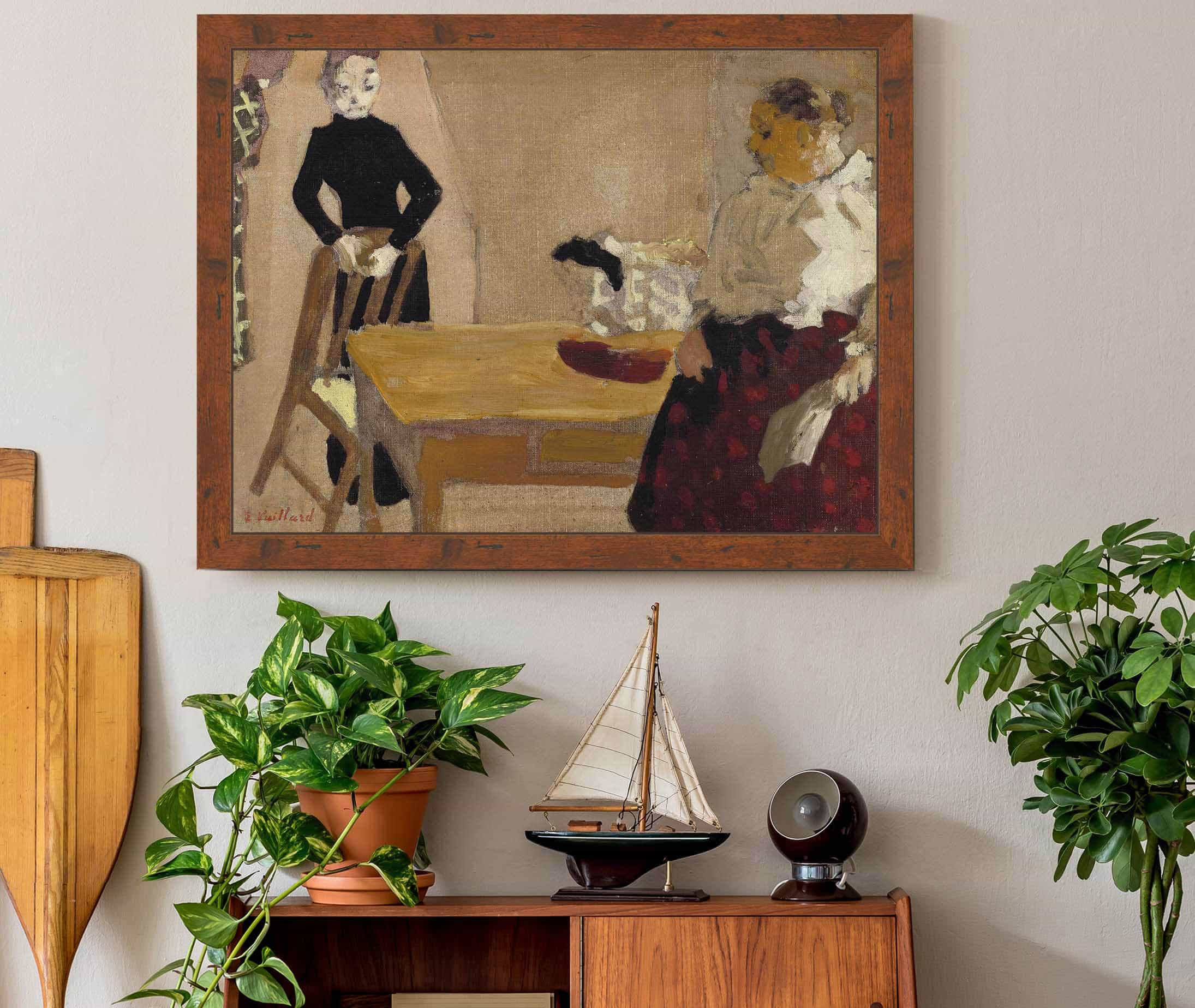 The Conversation by Edouard Vuillard - Image 3