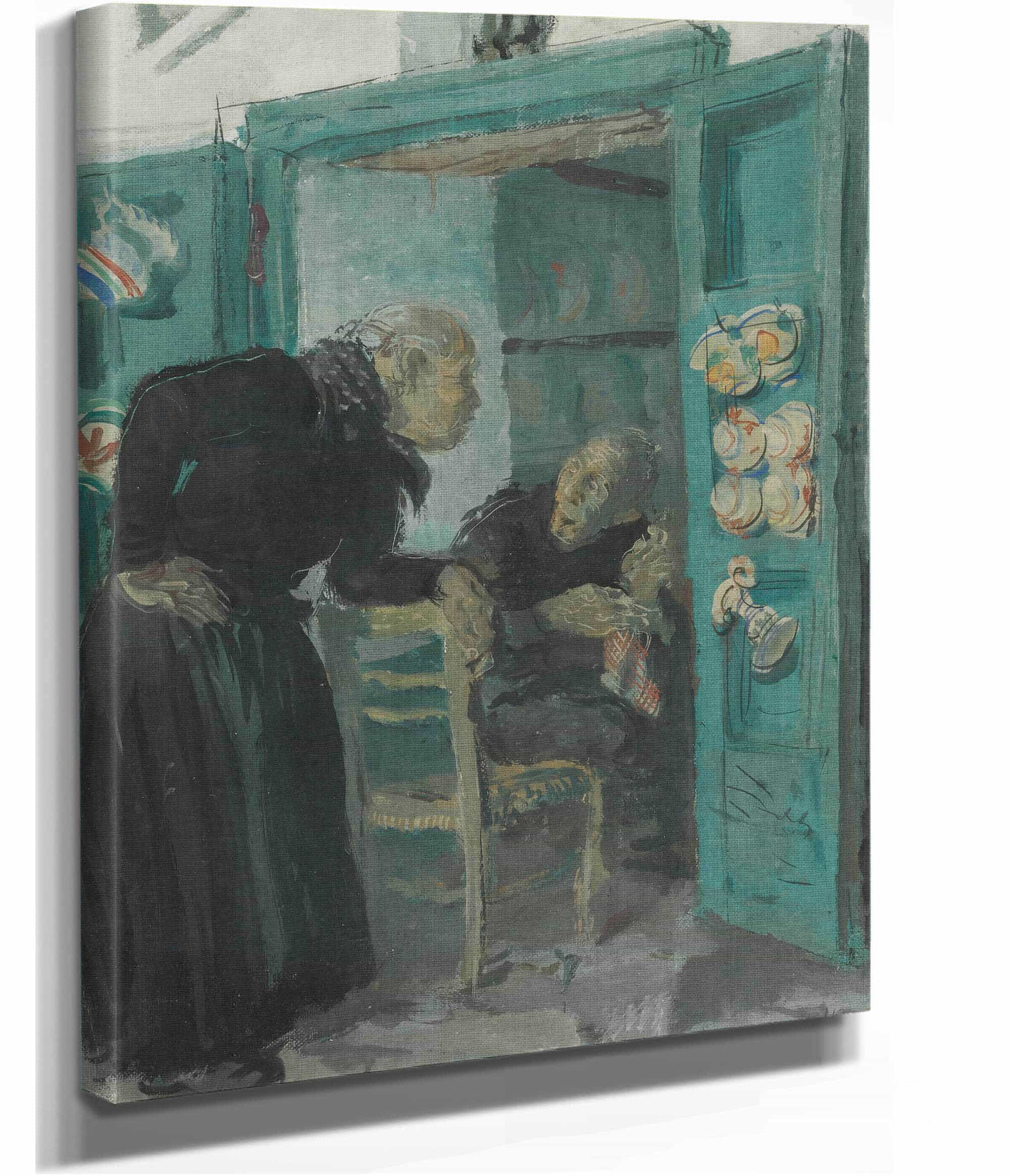 The Conversation Capri by Alexander Evgenievich Yakovlev - Image 2