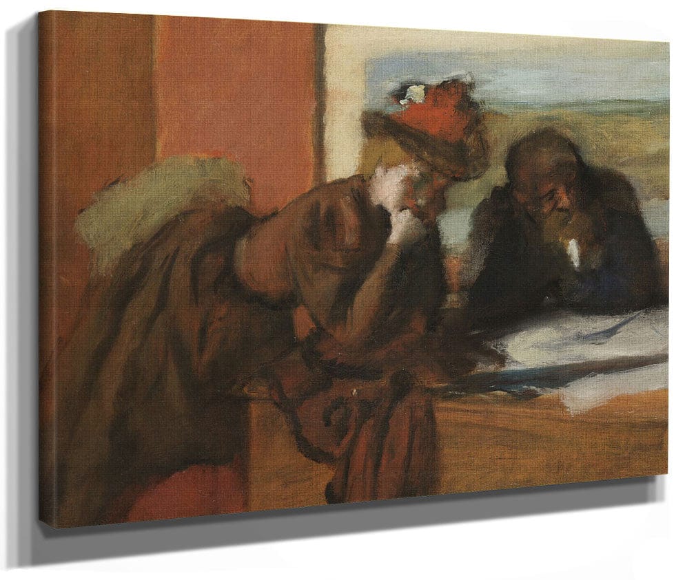 The Conversation By Edgar Degas