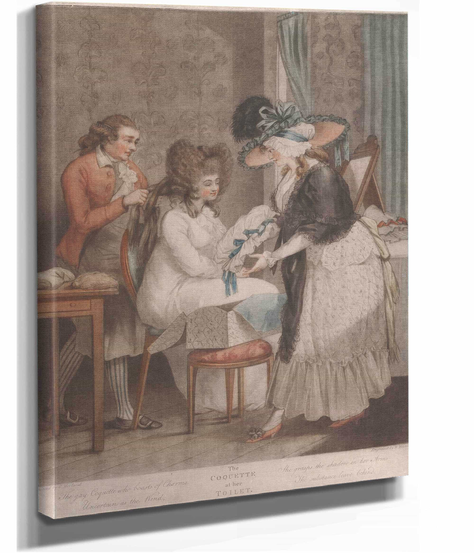 The Coquette At Her Toilet by George Morland - Image 2