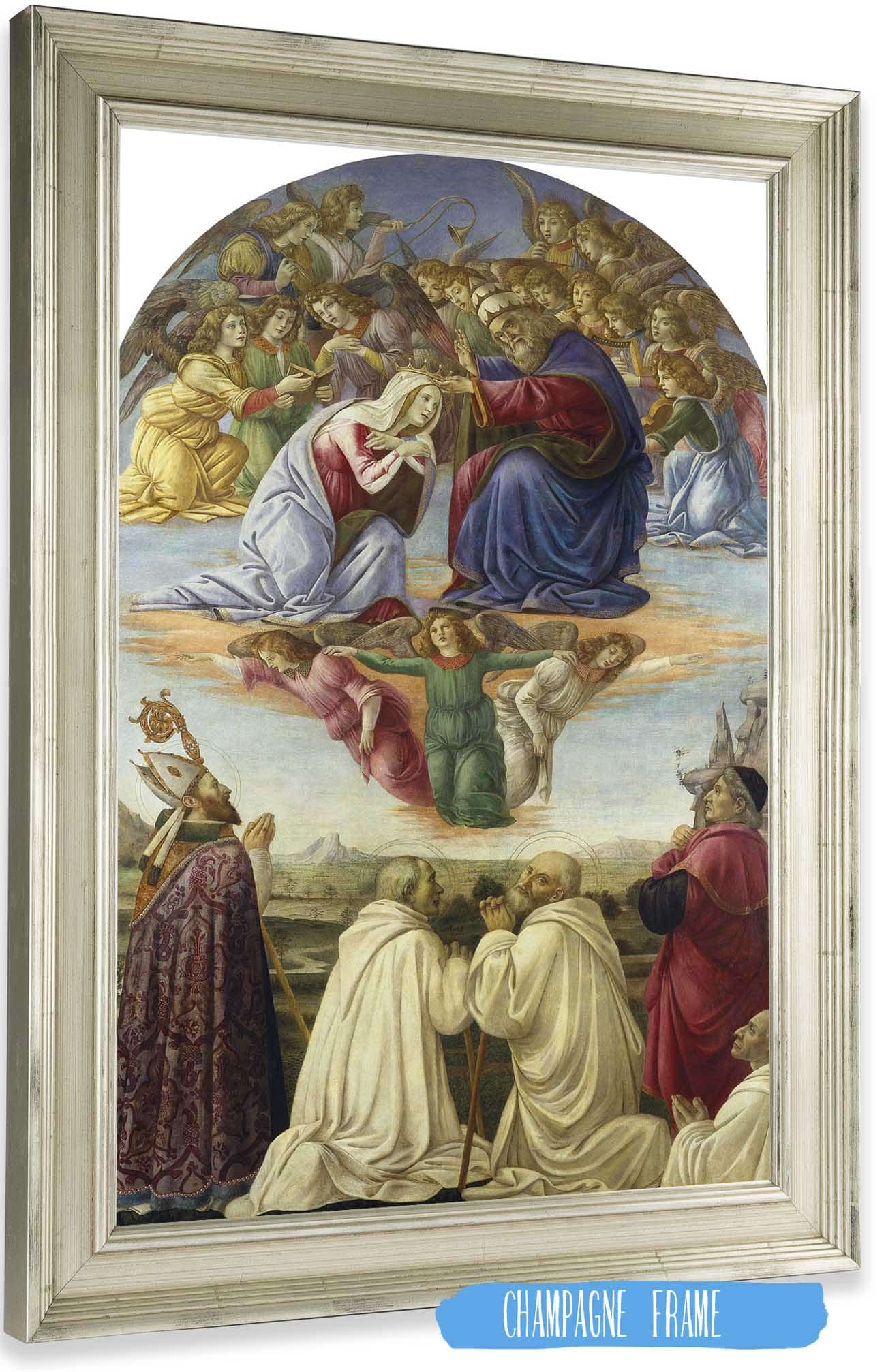 The Coronation Of The Virgin by Sandro Botticelli