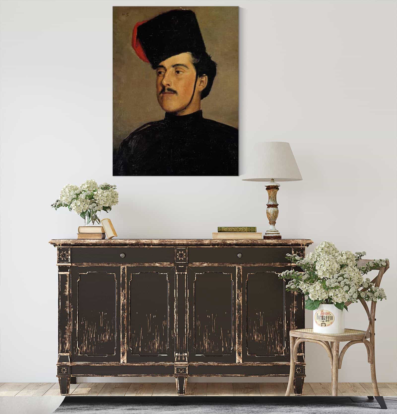 The Cossack The Beautiful Cossack by Helene Schjerfbeck - Image 4