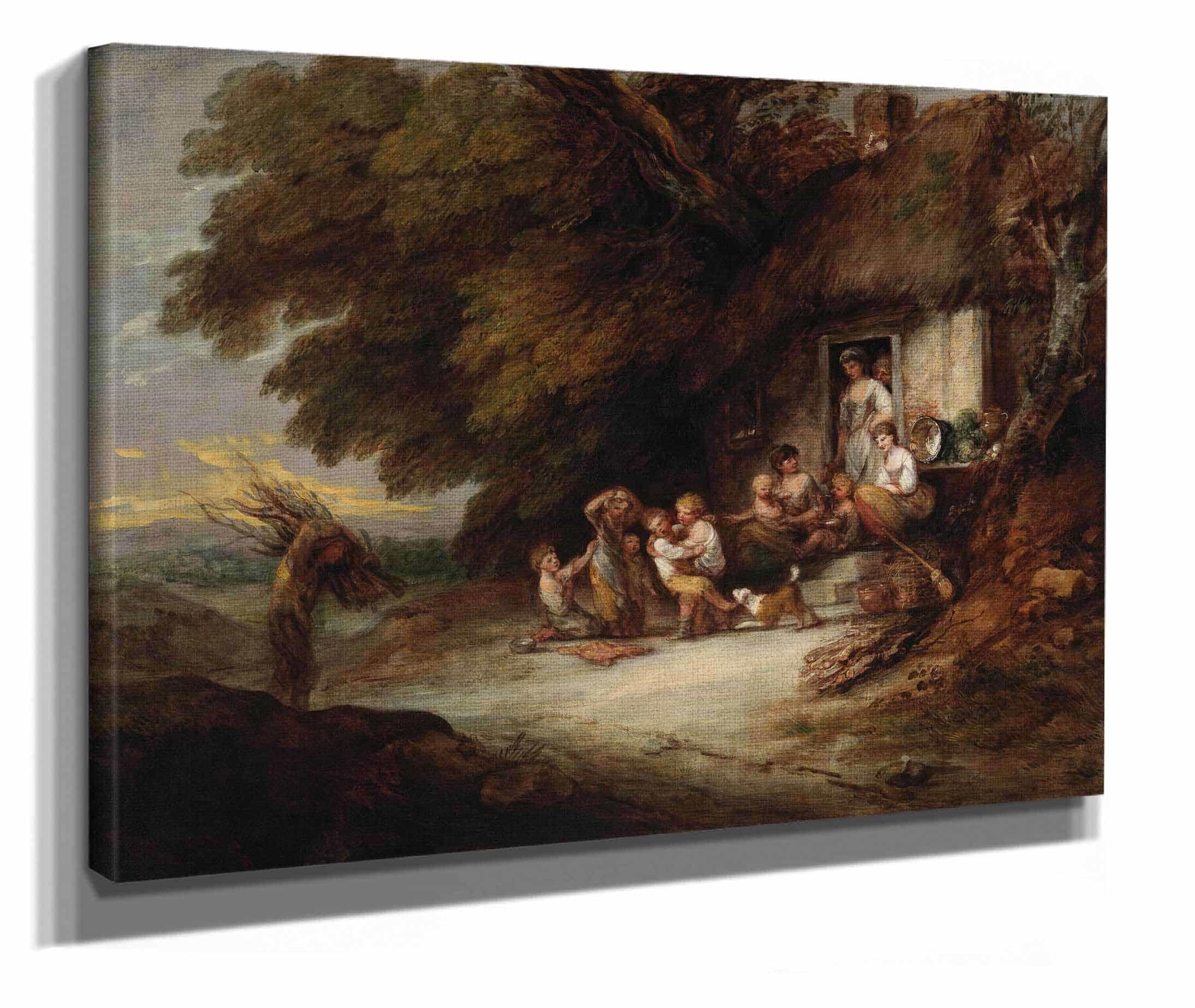 The Cottage Door by Thomas Gainsborough - Image 2