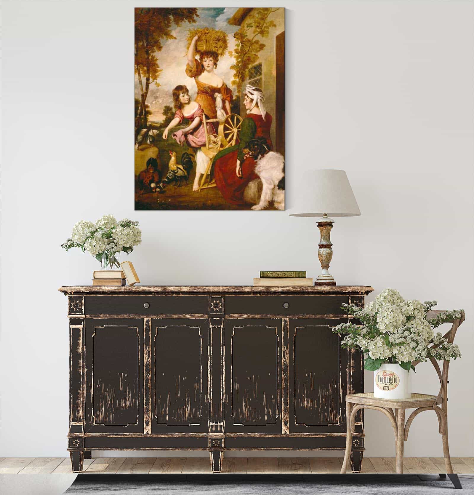 The Cottagers by Sir Joshua Reynolds - Image 4