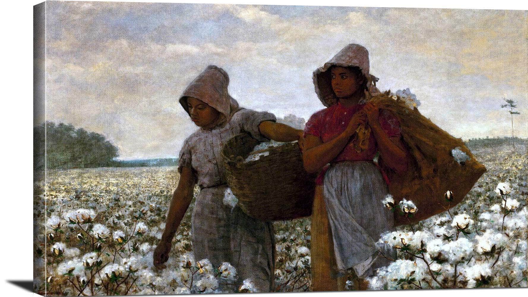 The Cotton Pickers Painting Winslow Homer Canvas Art - Image 3