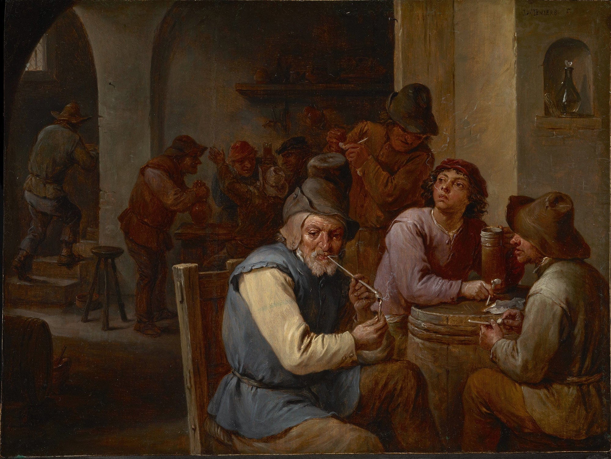 The Country Pub by David Teniers The Younger - Image 2