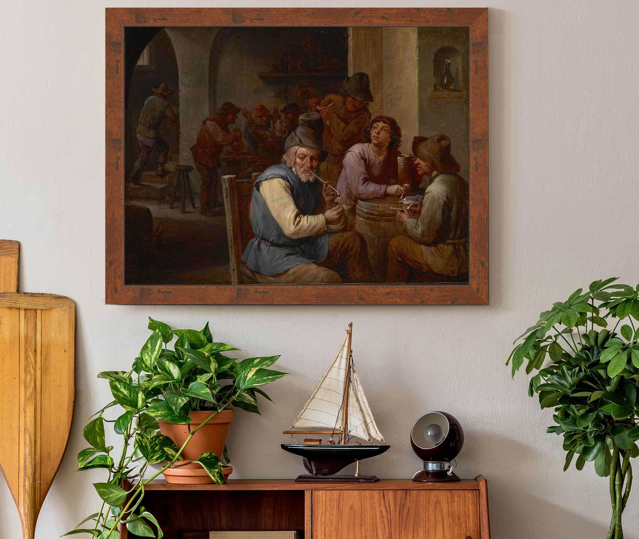 The Country Pub by David Teniers The Younger - Image 3