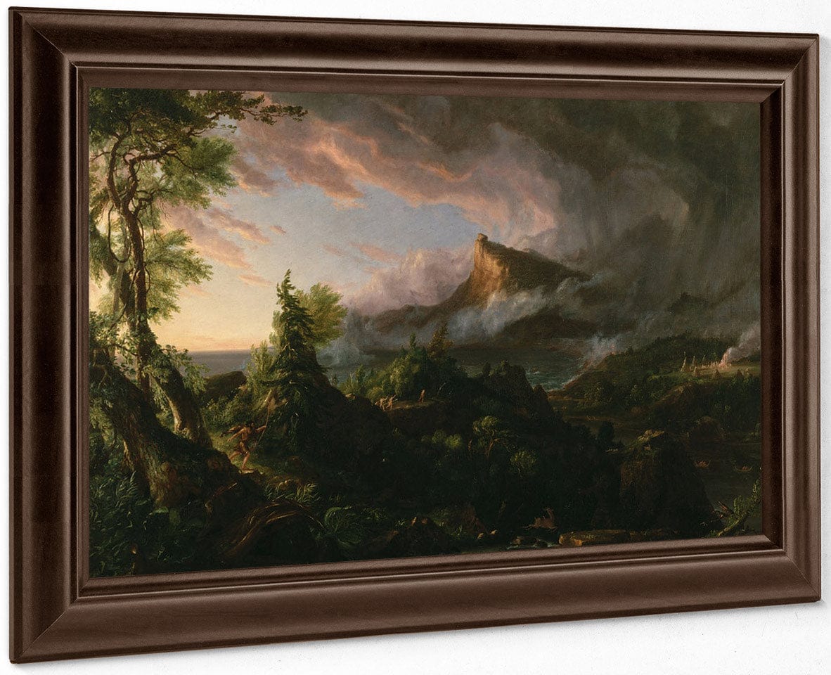 The Course Of Empire 1 The Savage State 1834 By Thomas Cole - Image 6