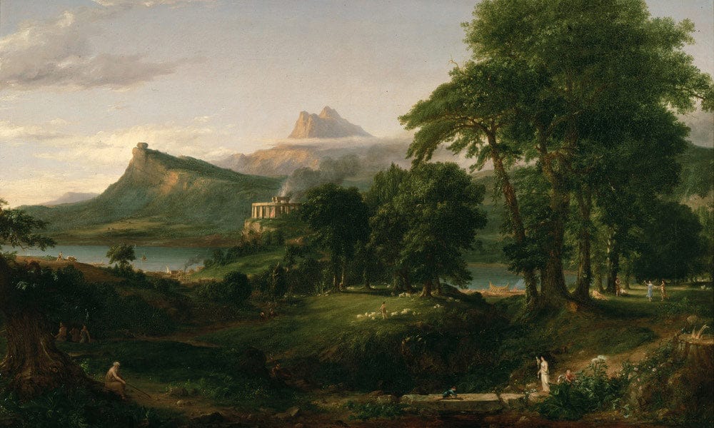 The Course Of Empire 2 The Pastoral State 1834 By Thomas Cole - Image 7