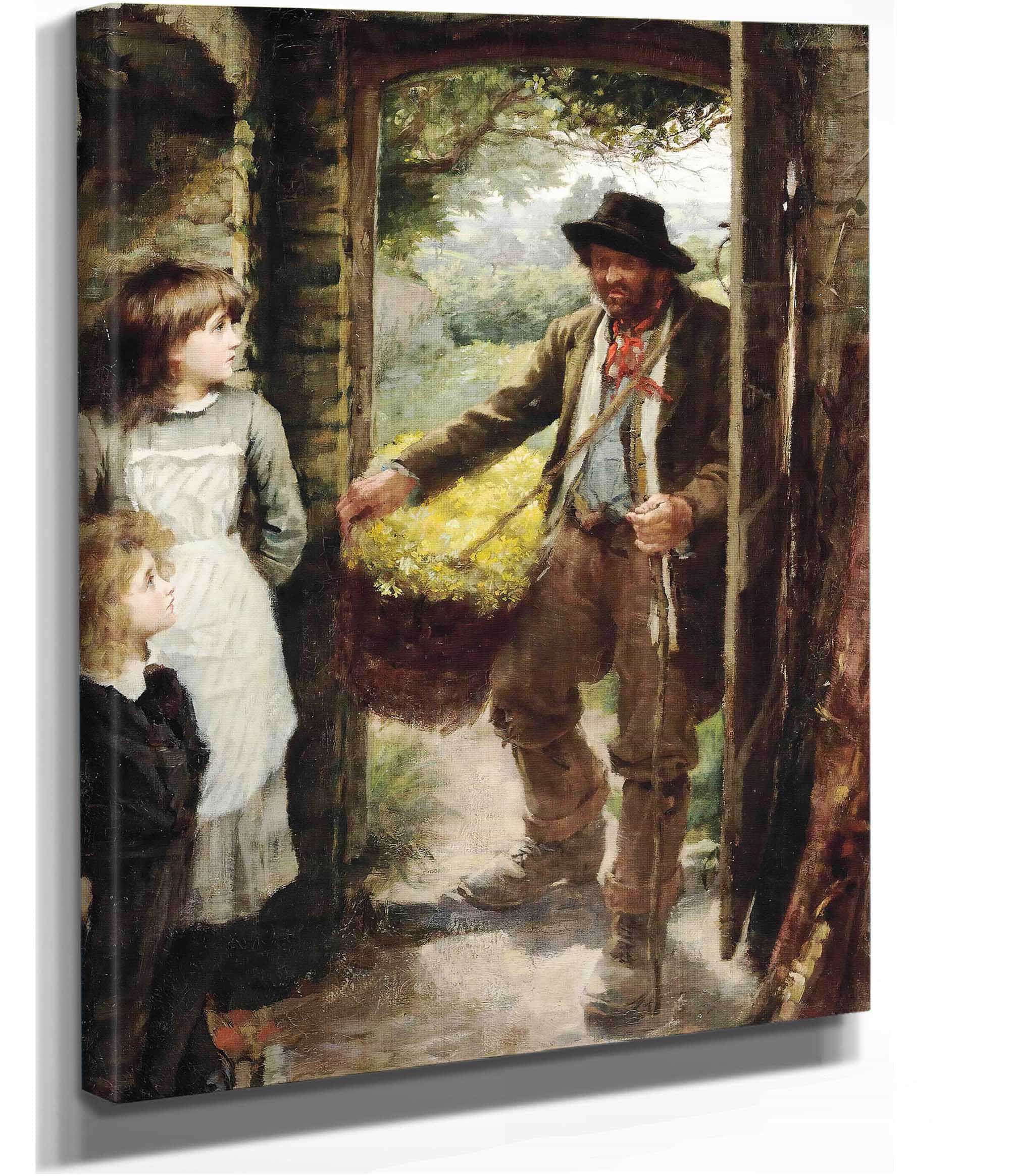 The Cowslip Gatherer by James Jebusa Shannon - Image 2