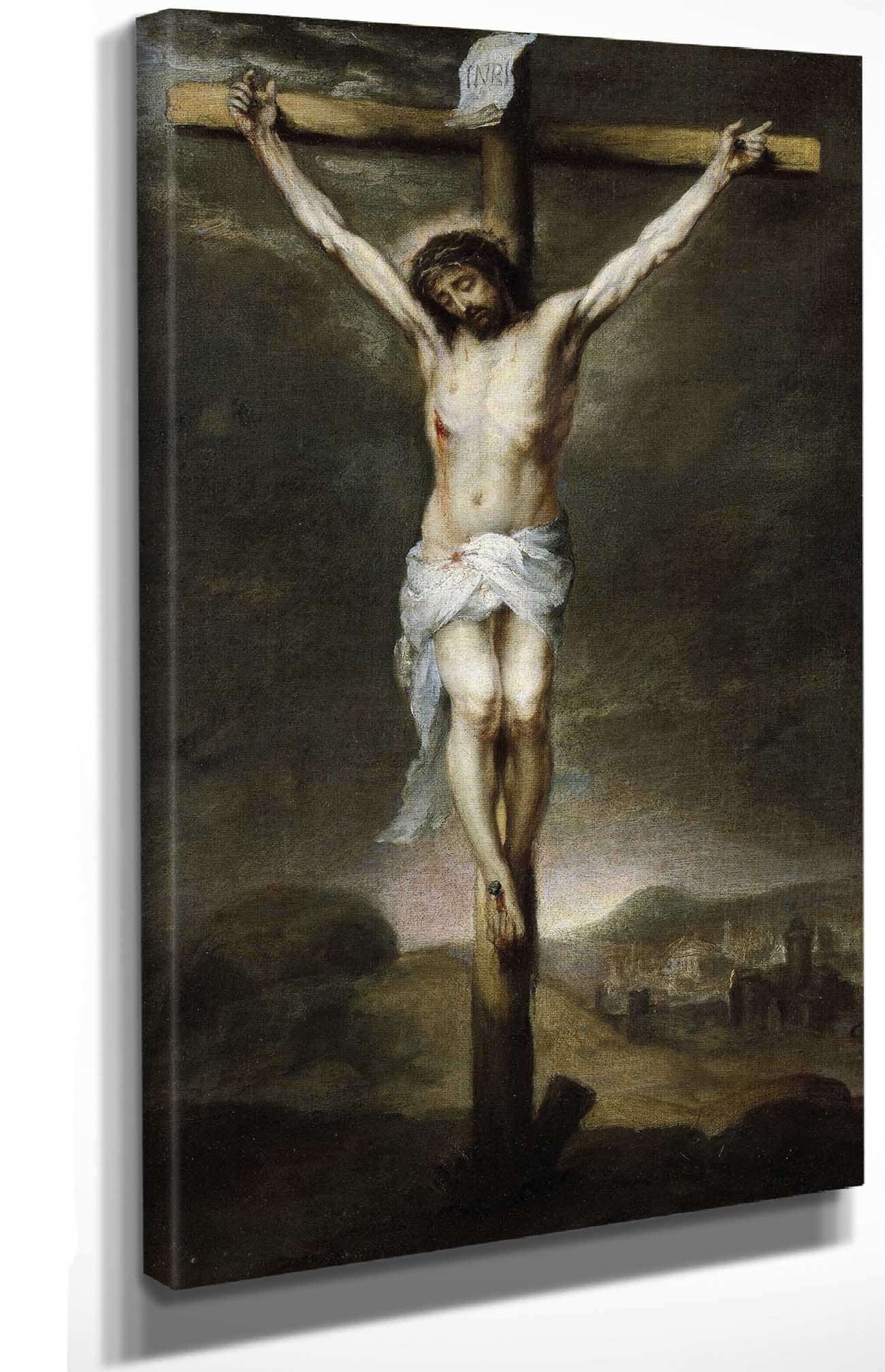 The Crucifixion by Bartolome Esteban Murillo - Image 4