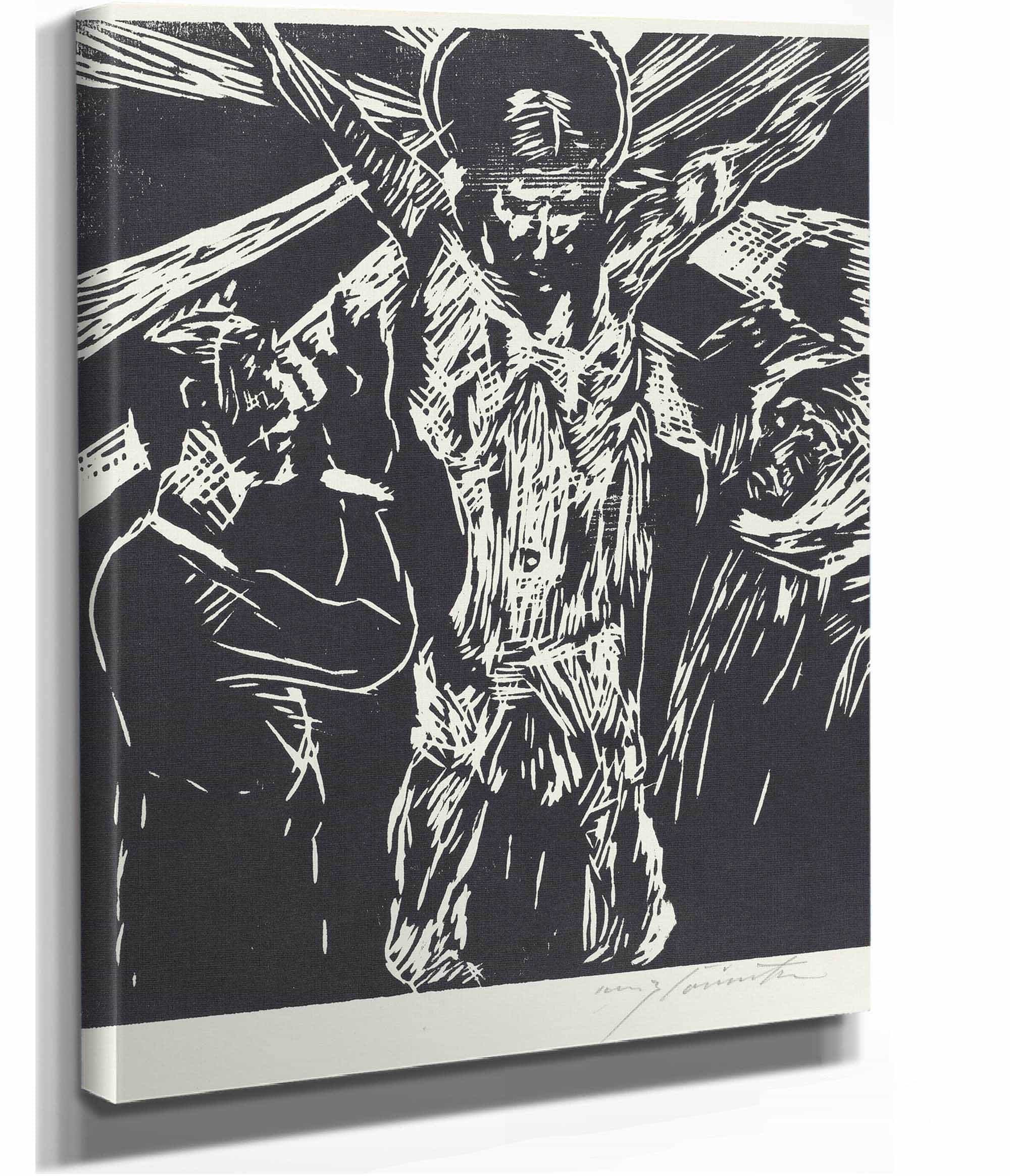 The Crucifixion Christus Am Kreuz by Lovis Corinth - Image 2
