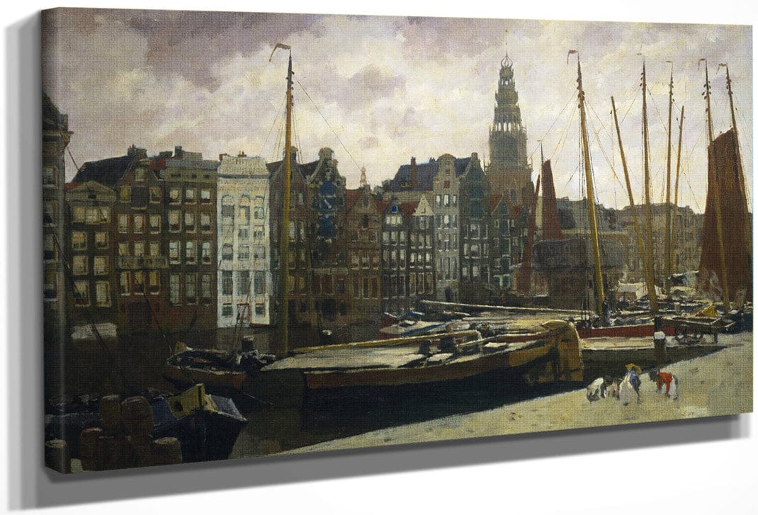 The Damrak Amsterdam By George Hendrik Breitner
