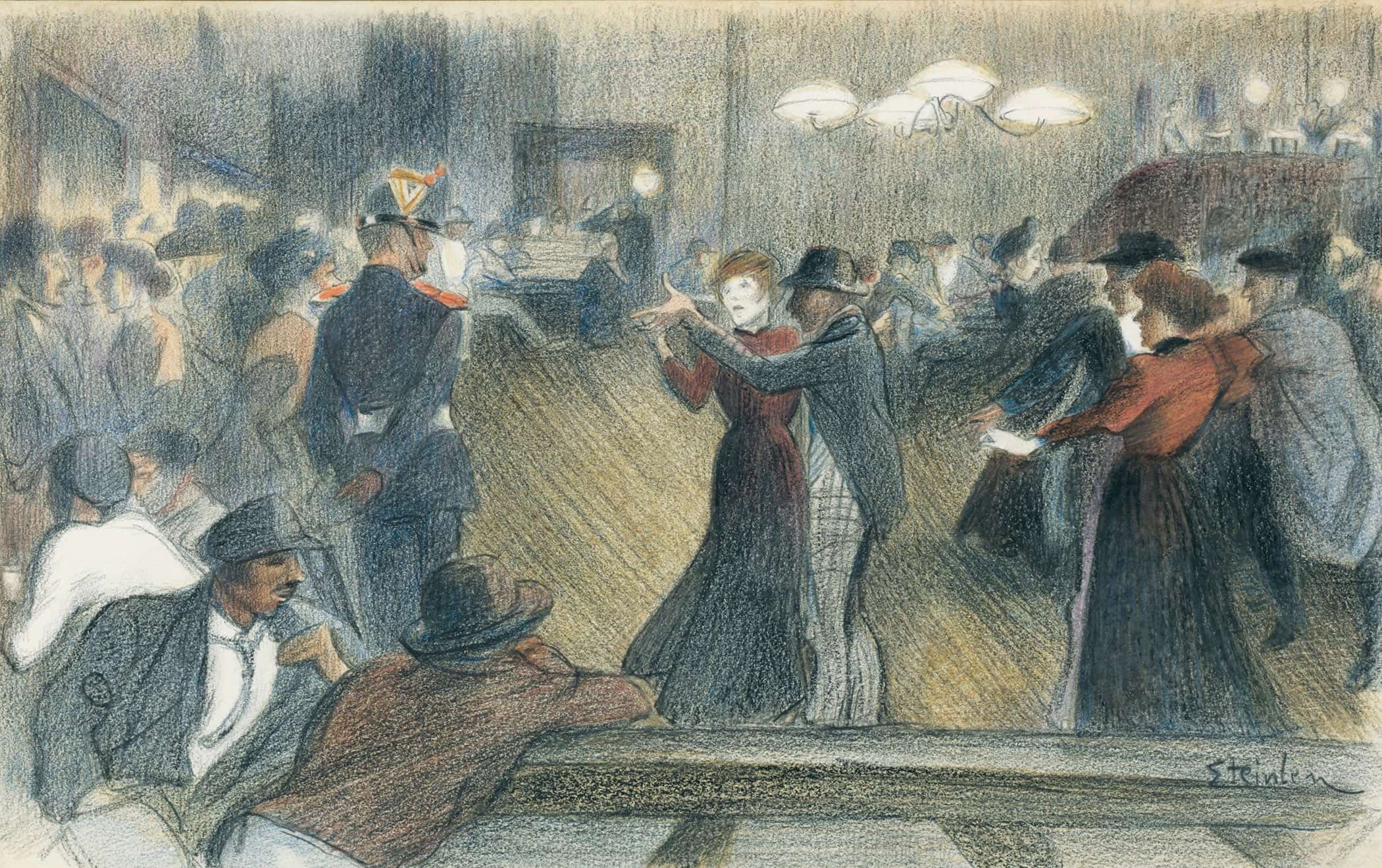 The Dance by Theophile Alexandre Steinlen - Image 2