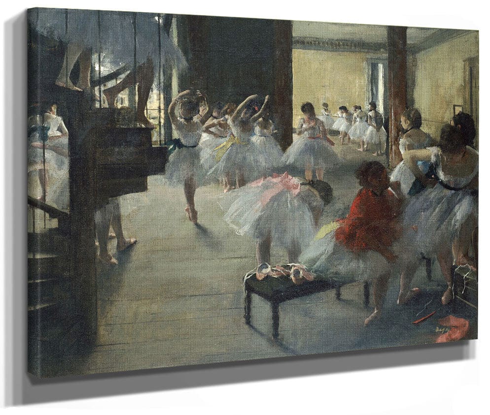The Dance Class By Edgar Degas