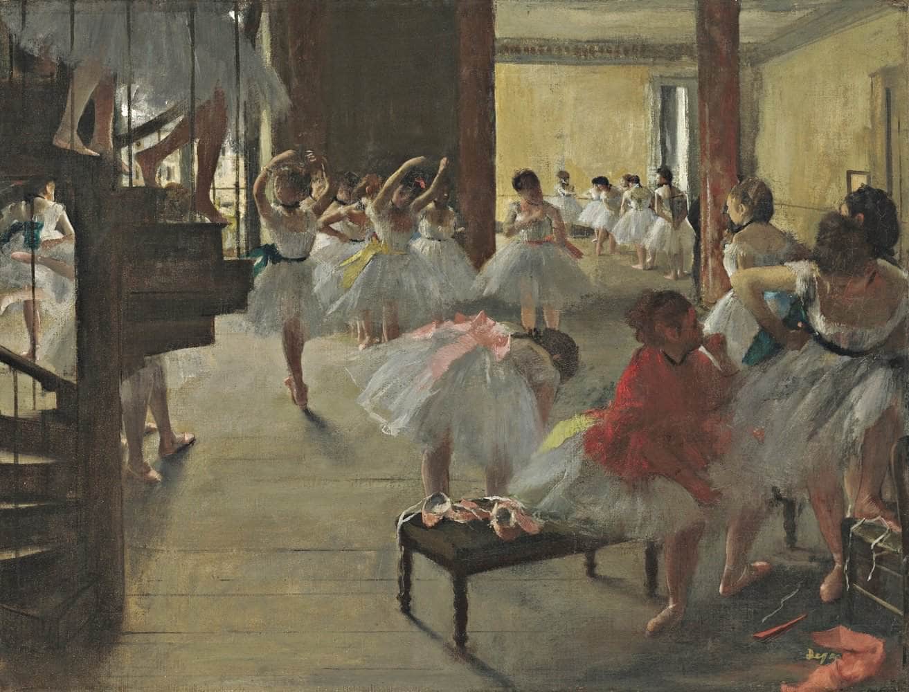 The Dance Class Painting Edgar Degas Canvas Art - Image 5