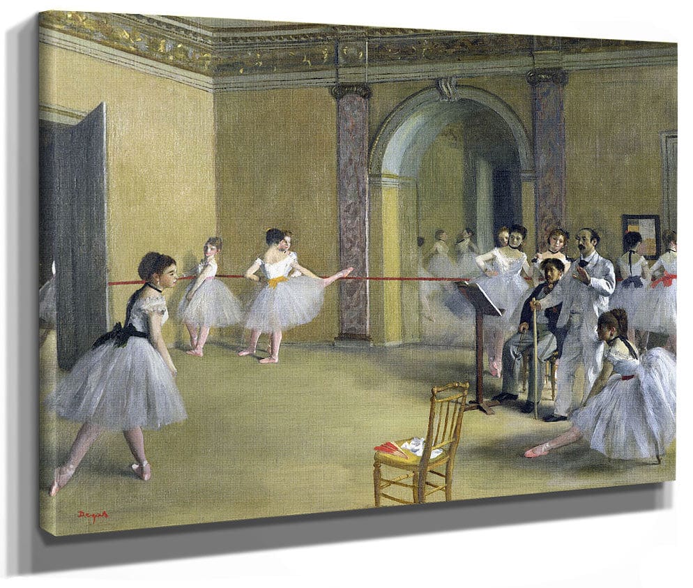The Dance Foyer At The Opera On The Rue Le Peletier By Edgar Degas