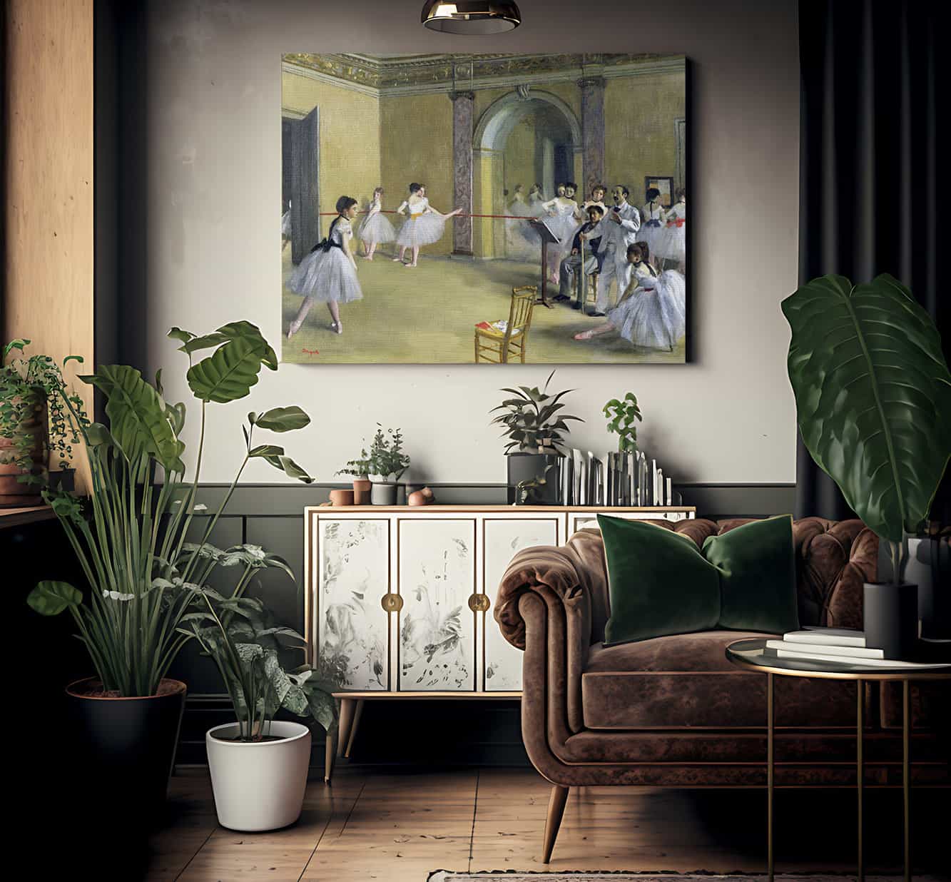 The Dance Foyer At The Opera On The Rue Le Peletier By Edgar Degas - Image 2