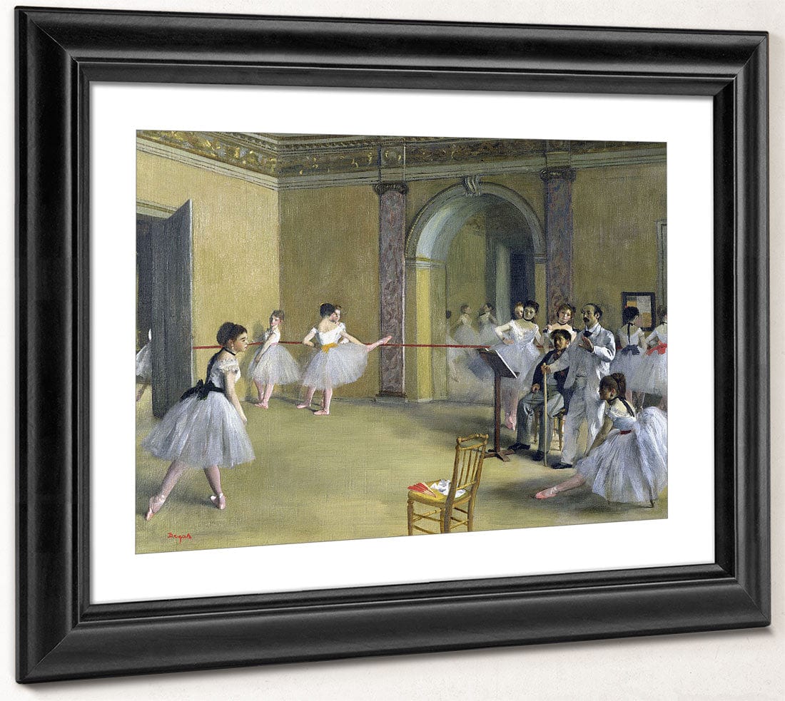 The Dance Foyer At The Opera On The Rue Le Peletier By Edgar Degas - Image 4