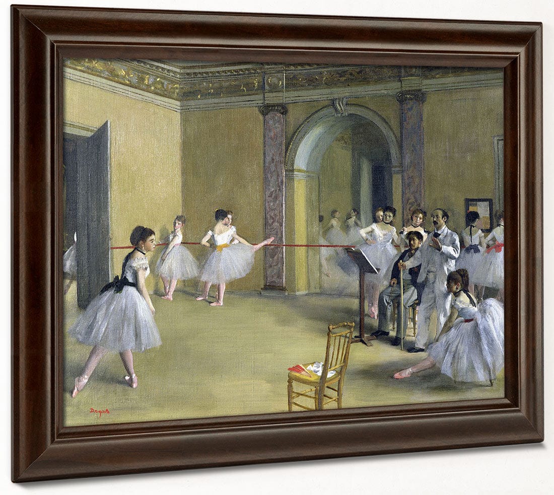 The Dance Foyer At The Opera On The Rue Le Peletier By Edgar Degas - Image 6