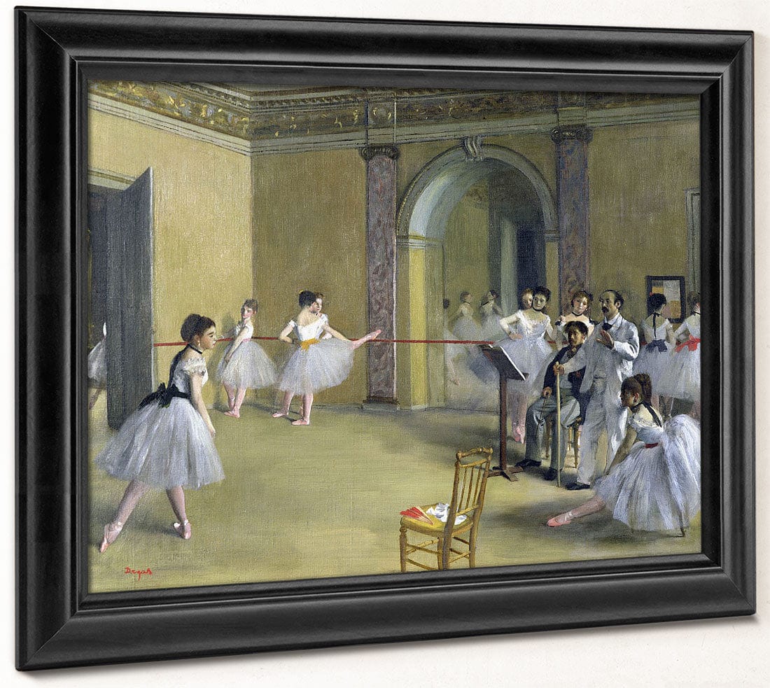 The Dance Foyer At The Opera On The Rue Le Peletier By Edgar Degas - Image 8