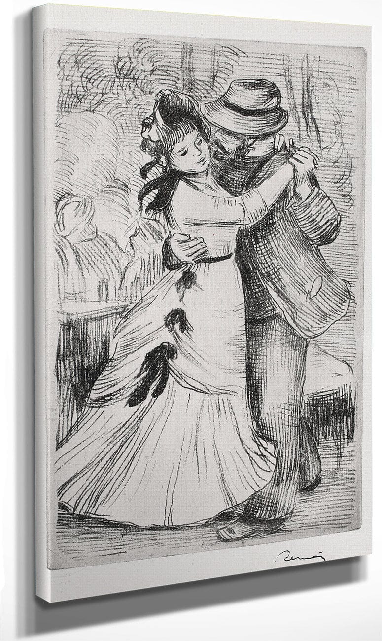 The Dance In The Country By Pierre Auguste Renoir