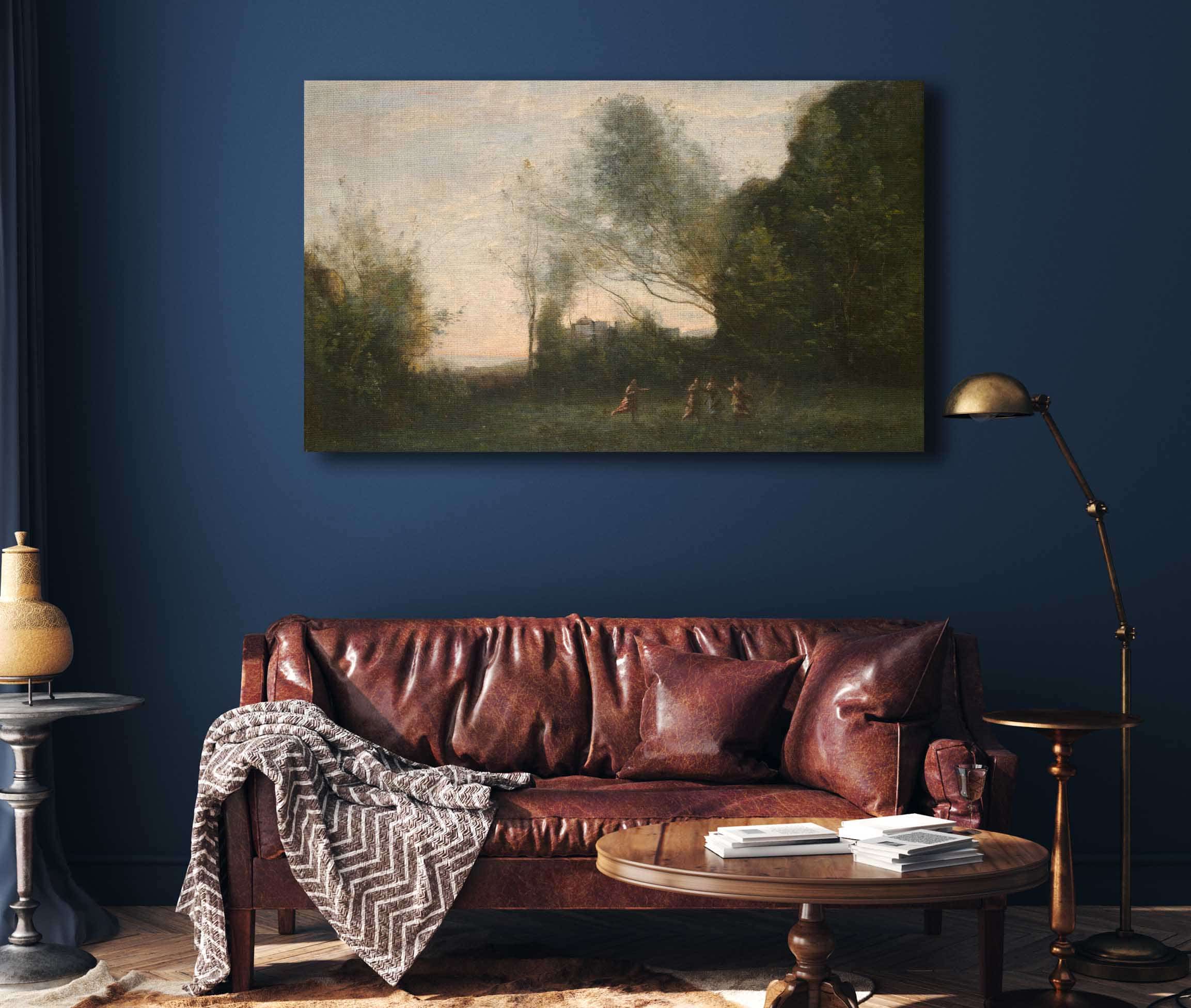 The Dance Of The Nymphs by Jean Baptiste Camille Corot - Image 4