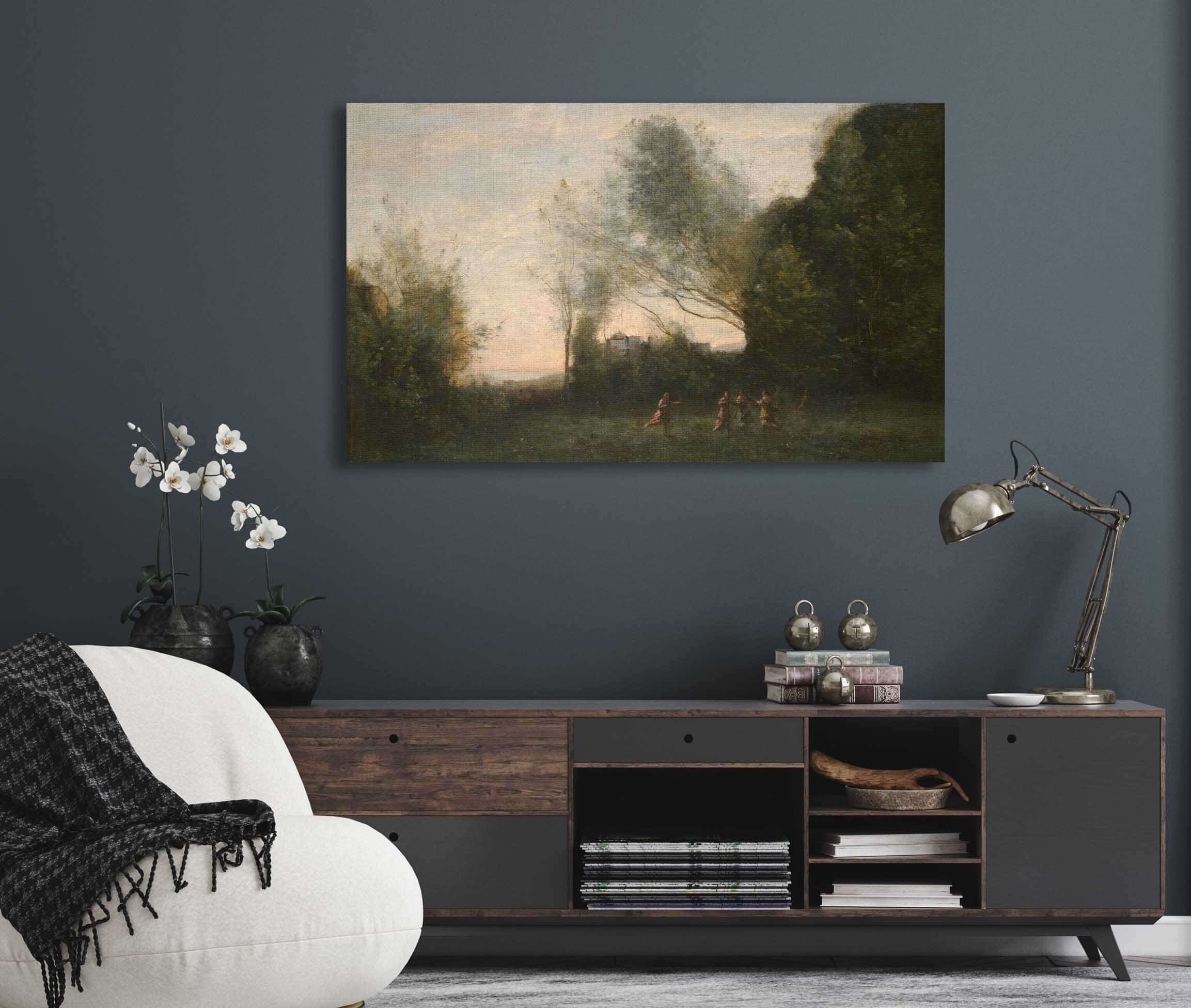 The Dance Of The Nymphs by Jean Baptiste Camille Corot - Image 5