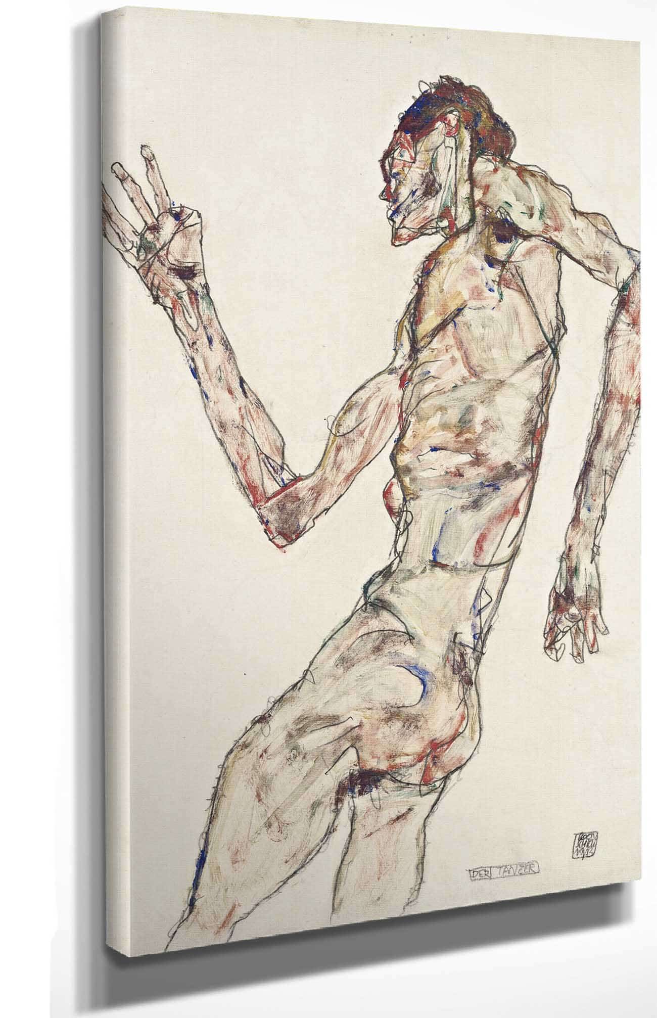 The Dancer by Egon Schiele - Image 4