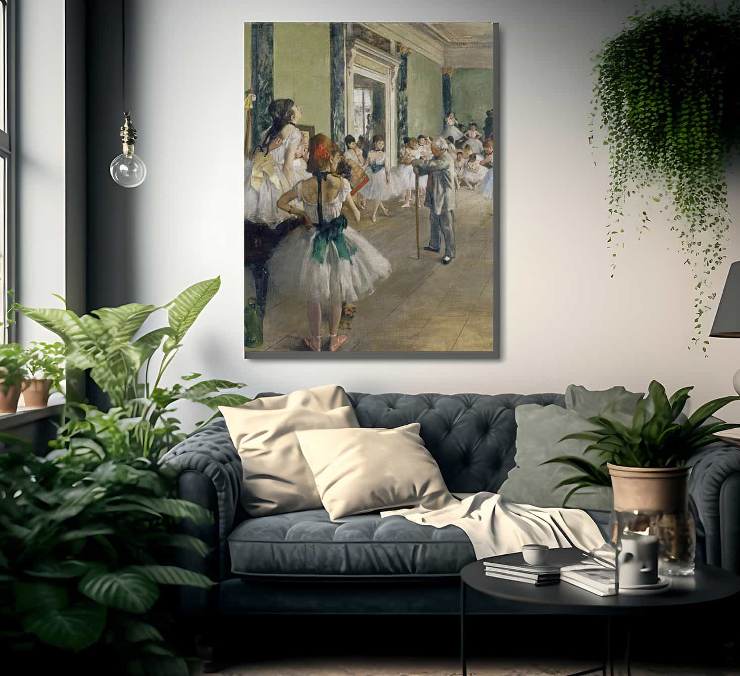 The Dancing Lesson By Edgar Degas - Image 2